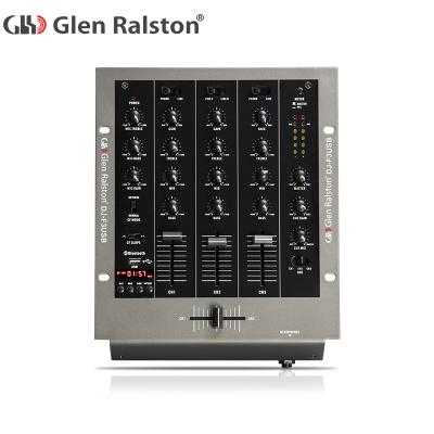 China Glen Ralston Mini 3 Channel Professional Digital Music Mixer Audio Controller DJ-F3USB for sale