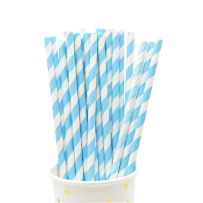 China Disposable Multiple Colors for Milkshake Cocktail Coffee Soda Juice Party Special Paper Straws for sale