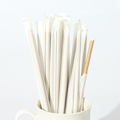 China Disposable Multiple Paper Straw With Individual Paper Disposable Use Packaging for sale