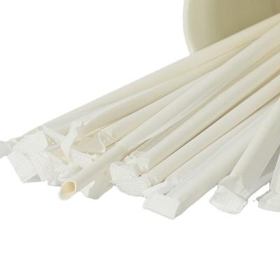 China Disposable Coffee Paper Straws Party Bubble Tea Biodegradable Paper Straws for sale