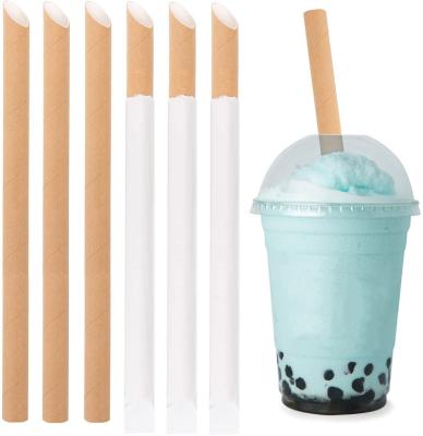 China Contemporary made in China high quality bubl tea paper straws coffee straws eco-friendly and natural for sale