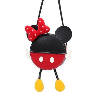 China Water Proof Cute Cartoon Style PU Kid Leather Cell Phone Bags Mickey Mouse Girl Gif DIY Handmade Shoulder Bags Purses and Handbags for Children child for sale