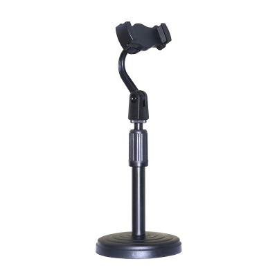 China Waterproof 2022 New Arrival Multifunctional Adjustable Mobile Phone Stand Disc Phone Desk Holder for Live Streaming for sale