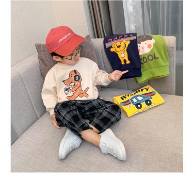 China Boys and Kids Casual Printed Clothing Suits Cotton Children's Clothing Children's Suits Spring for sale