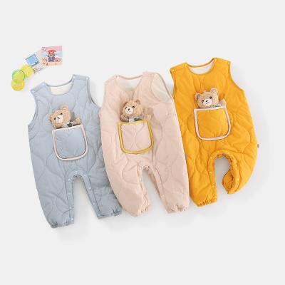 China Wholesale Cozy Newborn Baby Clothing Jumpsuit Clothes Baby Sleeveless Romper for sale