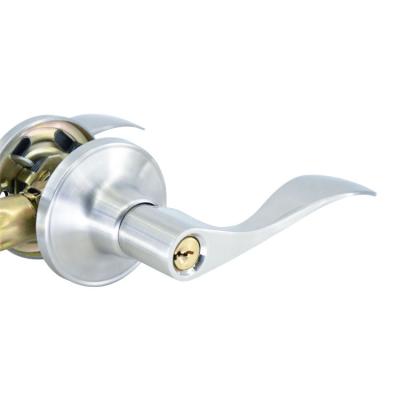 China 9801 Apartment Door Lock Lever Zinc Alloy Tubular Door Lock Handle With Factory Price for sale