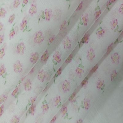 China 2021 New 100 Sustainable Quick Dry Polyester Chiffon Digital Printing Fabric For Women Dress for sale