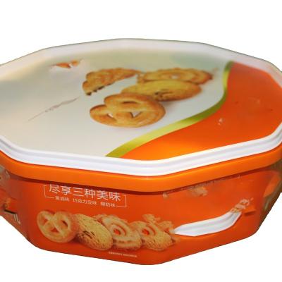 China New Design Polygonal Plastic Cookie Candy PP Box Recyclable for sale