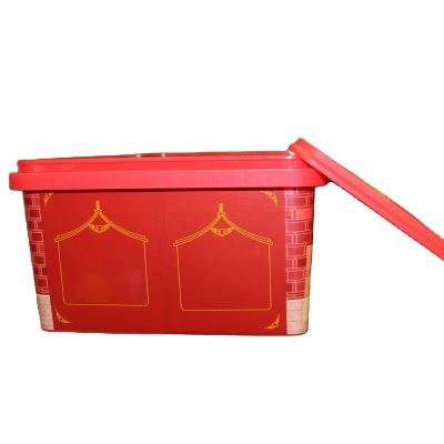 China Recyclable Rectangular PP Plastic Box Verpackungsbox aus Kunststoff im neuen design for sale