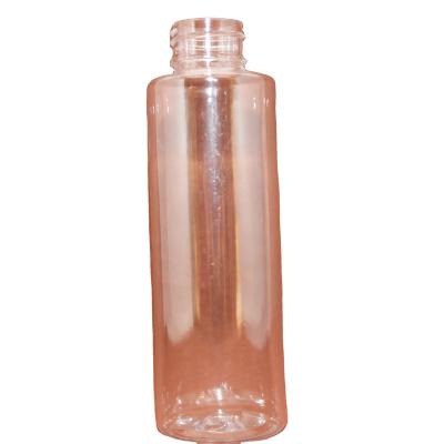 China Attractive Price Medicinal Type Packaging New Clear Cylindrical Plastic Bottle With Lids for sale