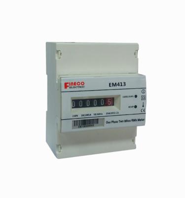 China EM413 Single Phase KWH Analog Watt Meter Count Meter EM413 for sale