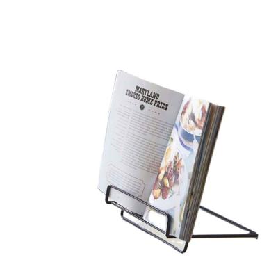 China Traditional Wholesale Customized Table Menu Rack Card Display Adjustable Folding Reading Book Rack for sale