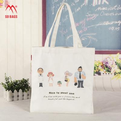 China Manufacturer Cheap Reusable Organic Product Reusable Packaging Tote Cotton Bag Cotton or Canvas Tote Handle Customized Designs 50 PCs for sale