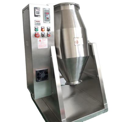 China Stainless Steel Large Capacity Dry Powder Mixer Food Plant Juyou 20kg Double Cone Kneading Machine for sale