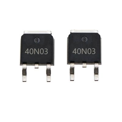 China Standard Chip 40A 30V BIG Channel Patch to-252 N Patch MOSFET 40N03 Internal Resistance Low Foot Flow for sale