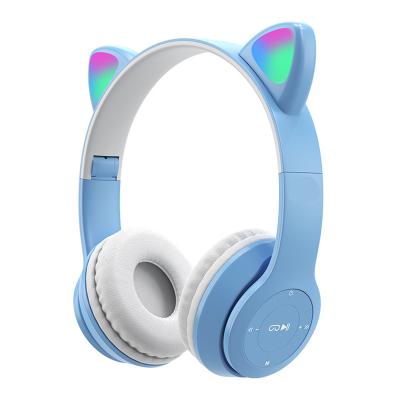 China Wholesale Low Latency Factory Low Latency and Noise Canceling Headband Earphone LED Light with Microphone for sale