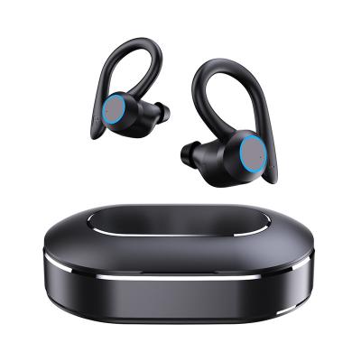 China Hot Selling BT 5.1 Earphone True Stereo Low Latency TWS Ear Hook BT 5.1 HD Noise Reduction Wireless Call Sounds Earphone For Sports for sale