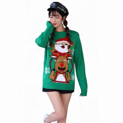 China Wholesale Custom High Quality Anti-wrinkle China Factory Christmas Jumper Christmas Sweater For Woman for sale