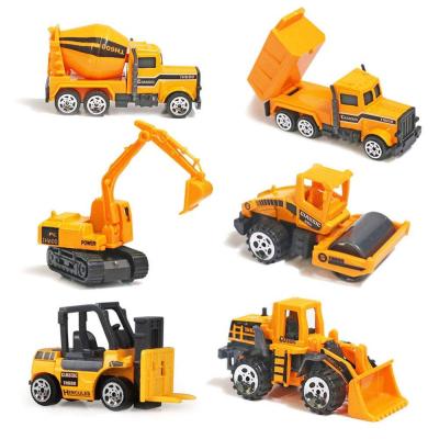 China Toy Hotsale Diecast Building Truck Diecast Set Metal Construction Vehicle 1:64 Scale Alloy Truck For Souvenir Gift For Boy Toys 6pcs/3pcs for sale