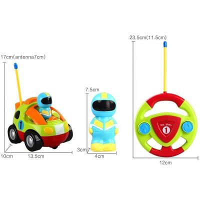 China Hot Selling RC Hobby Amazon Cartoon 2CH RC Racing Car Remote Control Toy with Music and Lights for Kids and Children for sale