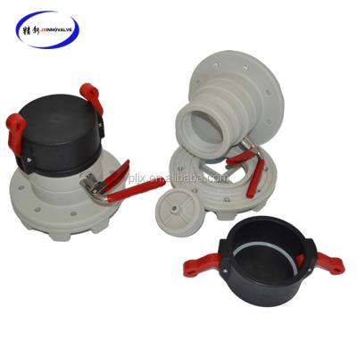 China Liquid Transportation Food Grade PP Flexitank Valve For LET Container flexitank 20ft for sale