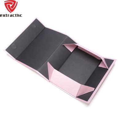 China Recyclable Custom Flat Collapsible Gift Box Recyclable Cardboard Closure Folding Packaging Cardboard Box Magnetic Fold Rigid Apparel Lid for sale