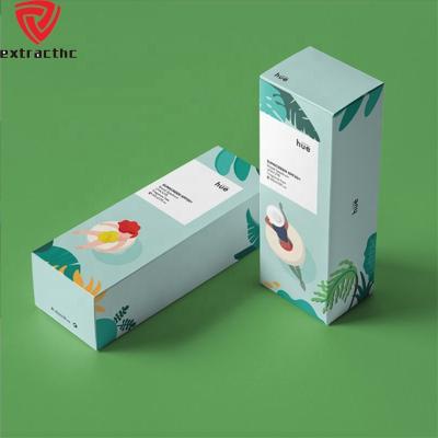 China Small Recyclable White Custom Folding Cardboard Box Dropper Bottle Packaging Boxes For Cosmetic Medicine Packaging for sale