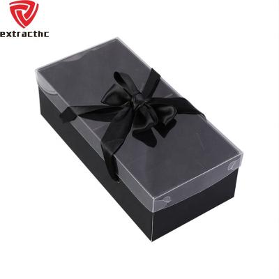 China Recyclable Wholesale Custom Printed Clear Boxes Gift Flower Box For Candles for sale