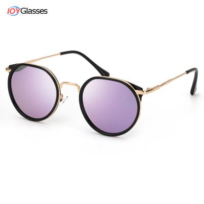 China Round Punk Style Sunglasses Unisex Mirror Polarized Retro UV400 Protection Fashion Eyewear Vintage Sun Glasses for sale