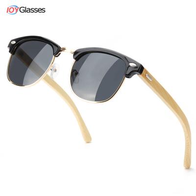 China High Quality IOYGlasses Wholesale Wooden Sunglasses Men River Polarized Lenses Vintage Unisex Eyewear Custom Sunglasses for sale