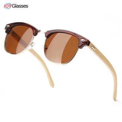 China IOYGlasses High Quality Club Wooden Master Polarized Sunglasses Lenses Vintage Unisex Eyewear Sunglasses Retro for sale