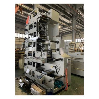 China Factory GP480-5B Five Colors Label Flexo Sticker Printing Machine 6 Colors Sticker Flexo Flexographic Press for sale