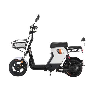 China High Quality 14 Inch 2 Seat Electric Bicycle Battery Powered Bicycle Moped Carbon Fiber for sale