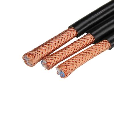 China Underground Sheathed Power Cable Rvvp Shielded Flexible Cable 1mm2 Rvv 4 5 Core 300/500v Pvc Flexible Copper Cable for sale