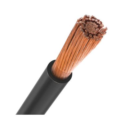 China Industrial 16mm2 25mm2 single core super soft copper welded cable 35mm2 double-sheathed PVC welded cable for sale