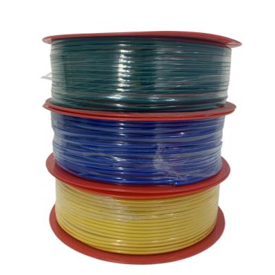 China Construction Copper Cable 2.5mm2 4mm2 6mm2 10mm2 H07V-K PVC Insulated Yellow And Green Color Cable for sale