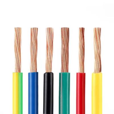 China Single copper core 1.5mm, 2.5mm, 4mm, 6mm, 10mm PVC building wiring cable, building wire price construction wire for sale