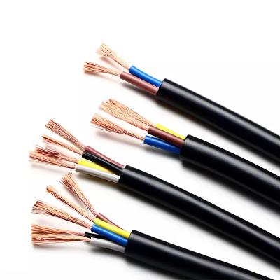 China 3*1.5mm2 3*2.5mm2 3 Cores PVC Conductor Underground Copper Sheath External House Electrical Cable for sale