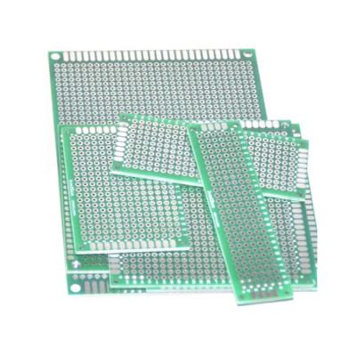 China Fiberglass Cloth Base Hole Distance 2.54mm DIY Standard PCB Board Repair PCB Double Sided Electronic Circuit Board for sale