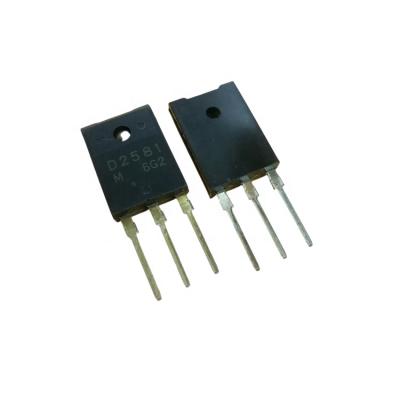 China New and original 2SD2581 D2581 TO-3PF 2SD2581 chip of electronic component IC for sale