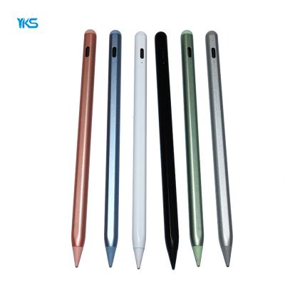 China Tablet Hot Selling on Amazon 2 in 1 Touch Screen Stylus Pen Metal Active Stylus Pen Custom Logo Touch for IPad pro3/4 for sale