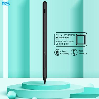 China Anti-mistouch Attachment Magnetic Tilt and 4096 SurfaceTouch Pen With Palm Pressure Rejection ActiveTablet Aluminum Alloy Stylus Pencil Capacitive Touch Screens for Windows Surface Pen for sale