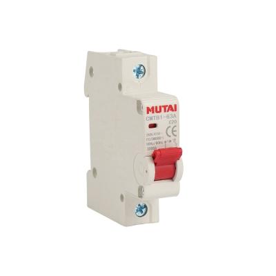 China Cheap short circuit protection factory sale CMTB1-63 1P 2P 3P 4P 10A 16A 20A ac circuit breaker mcb for sale