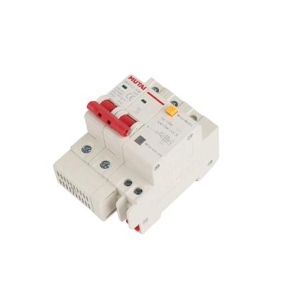 China Residual current operated short circuit protection RCBO 16a 1p 6ka circuit breaker 2 pole rcbo circuit breaker for sale