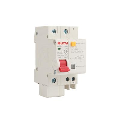 China Tir-circuit protection CMTB1LE-63 1P+N 4 pole residual current rcbo 20A RCBO operated circuit breaker for sale