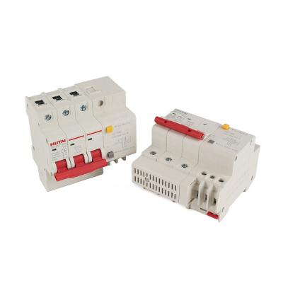 China Short circuit protection China hot sale rcbo 4 post 16a 20a 32a 100ma residual current operated circuit breaker for sale