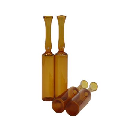 China Waterproof Amber Type C Glass Ampoule For Injection Pharmaceutical ISO Standard Te koop