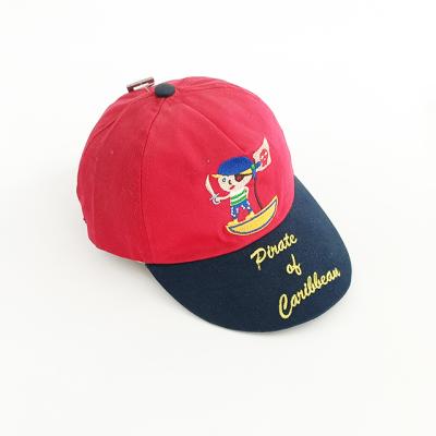 China COMMON Custom 3D Cartoon Logo Embroidered Cute Kids Hat Print Sports Baby Baseball Cap For Kids for sale