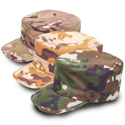 China COMMON Custom Military Adjustable Hat Army Hat Flat Surface Camouflage Classic Baseball Cap For Men for sale