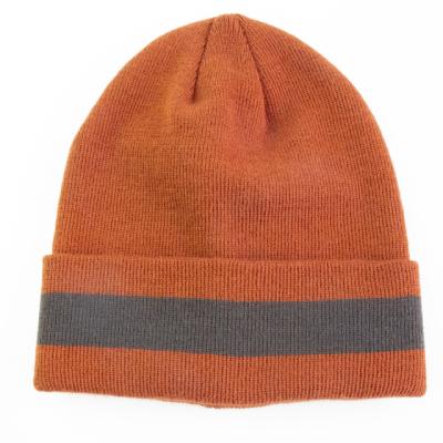 China COMMON High Quality Black Stripe Yellow Orange Red Navy Blue And Black Kids Hats Winter Beanie Hats for sale